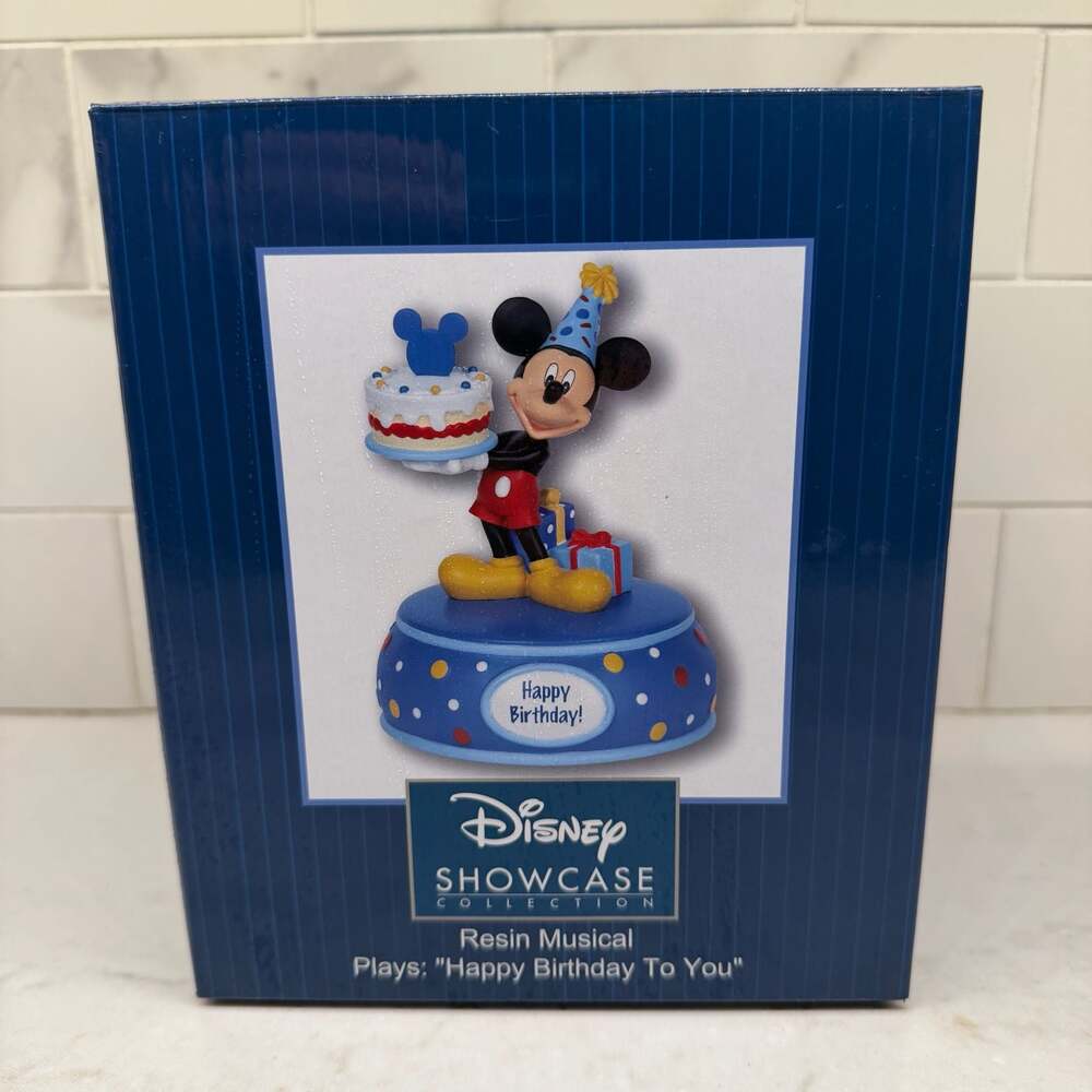 Disney Showcase Collection Mickey Mouse Resin Musical Figurine 142706